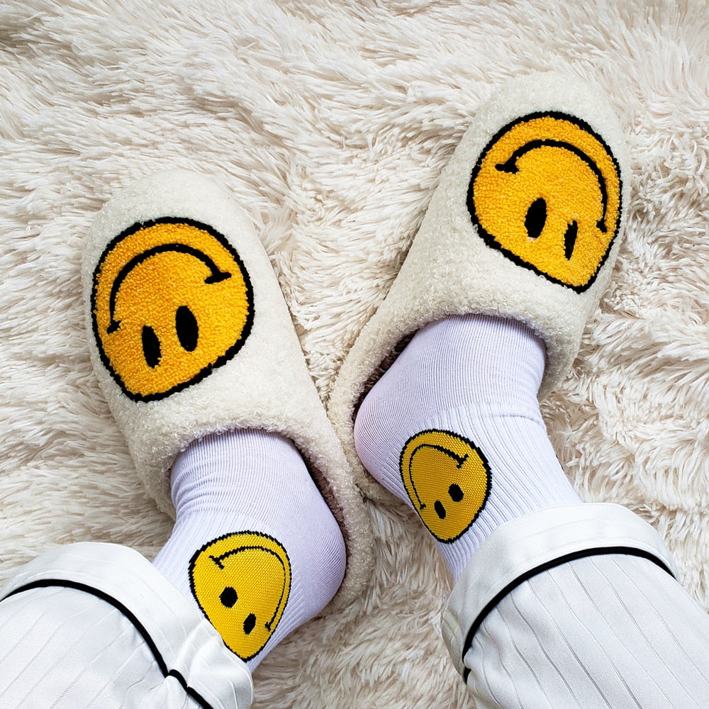 Smiley Slidez on Feet